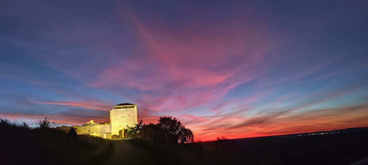 Vista de Aza desde La Casa de Aza